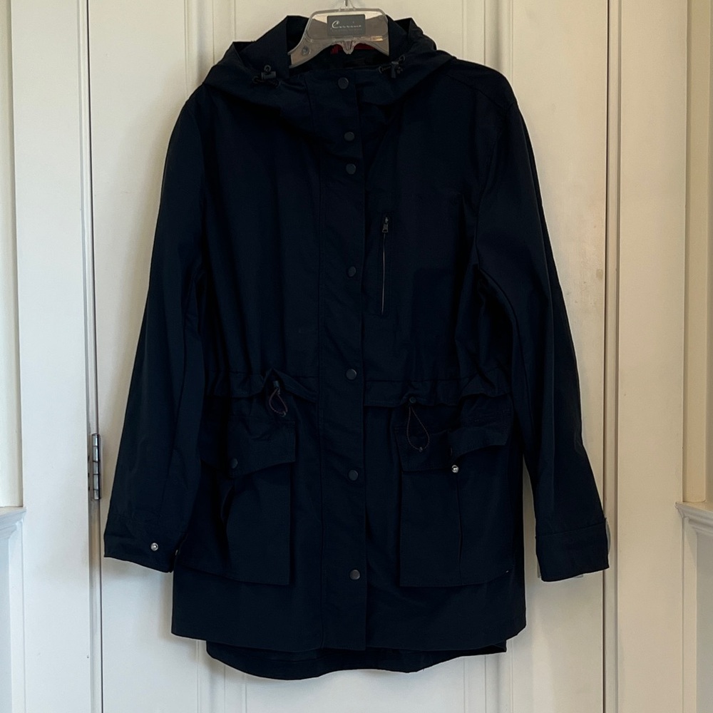 Women's J. Crew Navy Hooded Jacket